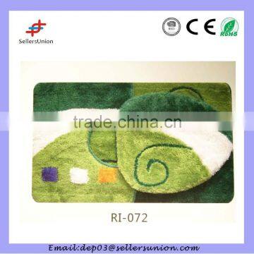 3pcs Bathroom Mat Anti-slip With Toliet Seat Cover