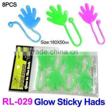 new glow toy about sticky hands