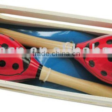 2pcs maracas,wooden maracas