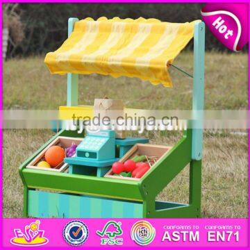 2017 New Design Funny Fruit Play Set Wooden Kids Supermarket W10A060 photo-2