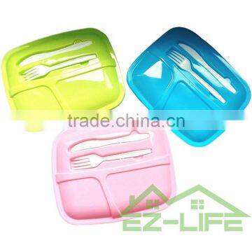 China Supplies New Fashion FDA/LFGB Food Grade Folding Silicone Kids Lunch Box photo-6