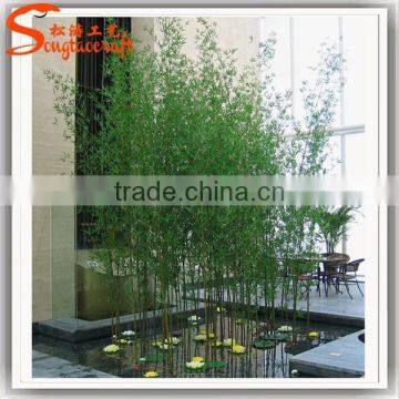 Factory Direct Artificial Bamboo Tree Fake Artificial Bamboo Plants Encryption Plastic Bamboo Poles photo-6