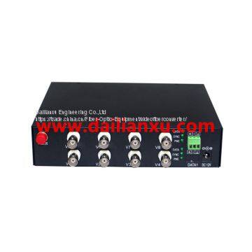 8chs 1080P AHD/CVI/TVI/Analog All in One Video+1ch Return RS485 Fiber Optical Transmistter and Receiver AHD CVI TVI PTZ photo-3