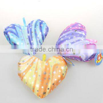 Beautiful 3 Color Bling Cute Heart Colorful Pillow Plush Toy photo-4