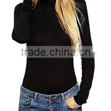 Women's Sexy Backless Long Sleeve Bodycon Black Bodysuit Tops Playsuit photo-4