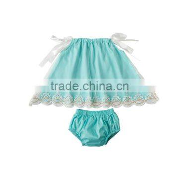 Summer Girl Clothing Set Boutique Baby Girl Lace Outfits Comforable Infant and Toddler Clothing Set photo-3