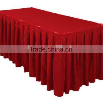 Latest Fashion Satin Table Skirt photo-5