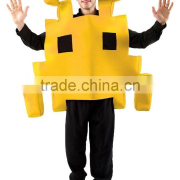 Adult Yellow Space Arcade Game Costume