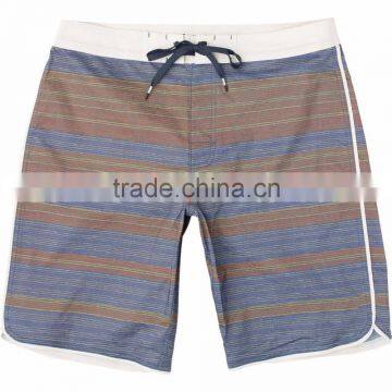 Knee Length Board Short 100% Polyester Fabric Material Swim Trunk Custom Regular Fit Swimming Surfing Shorts photo-5
