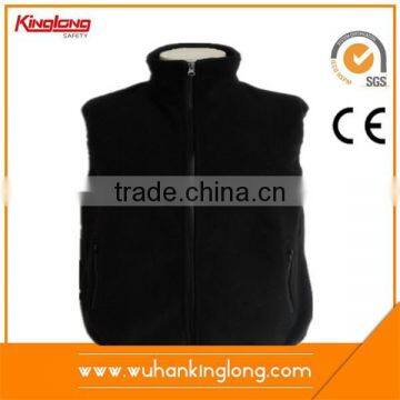 Kinglong Factory OEM Service Fashion Men Polar Fleece Vests