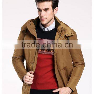 Mens Detachable Hood Padding Leisure Travel Jacket photo-2