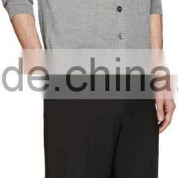 2016 Latest Mens Grey Cashmere Cardigan Sweaters photo-4