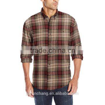 Men's Fashion Style Flannel Shirts Wholesale From OEM Garments Factory photo-2