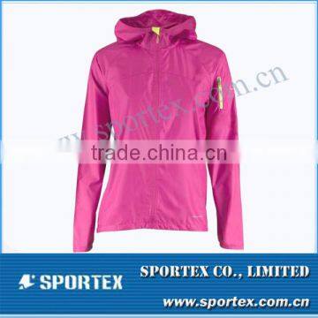 Functional Xiamen Sportex women's light weight jacket, women's light weight windbreaker, women's oudoor jacket OEM#13104