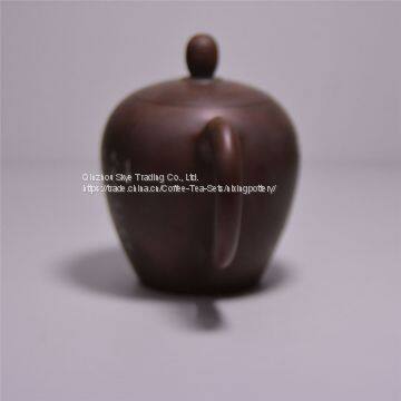 Selling Flower Hand Painted Unique Shape Tea Pot With Ceramic Tea Mouth photo-4