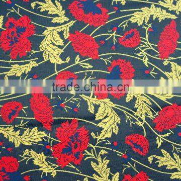 High Quality Fashion Style Garment Fabric, Wonderful Flower Jacquard Fabric photo-3