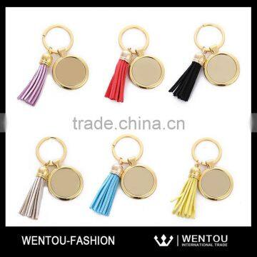 Vintage Gift Monogram Tassel Preppy Keychain photo-6