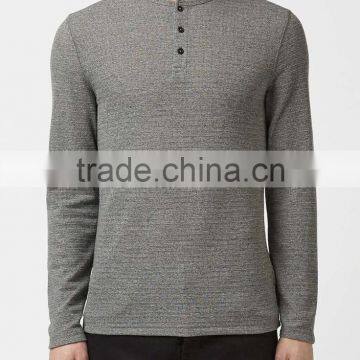 Wholesale China Fashion Design Long Sleeve t Shirt Men Muscle Fit t Shirt 2016 photo-2