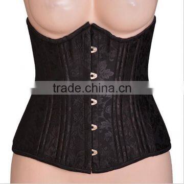 Walson Women Lace Up Boned Underbust Corset Bustier Waist Cincher Bodyshaper photo-2