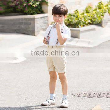 New Fashion Boys Suspenders Pants Set School Performance Boy Clothes Set Fancy Children Wear B-NB-CS905-26 photo-3
