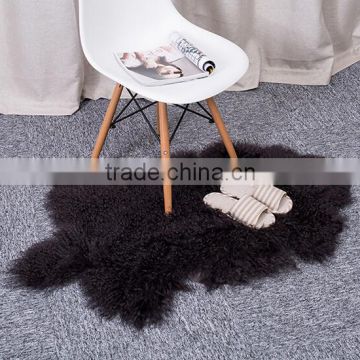 long hair mongolian lamb fur plate