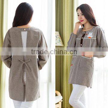 Long - Sleeved Adult Gowns Overalls Apron Waterproof Apron Custom Advertising Promotions photo-3