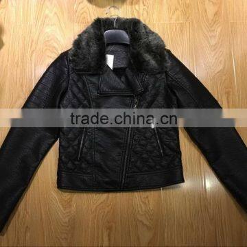 lady pu leather jacket/motorcycle blazer #PL8932