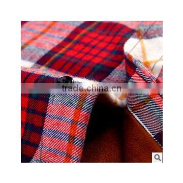 Wholesale Plaid Microfiber Flannel Shirt Designs for Men Fashionable Dress Shirt Manufacturers photo-3