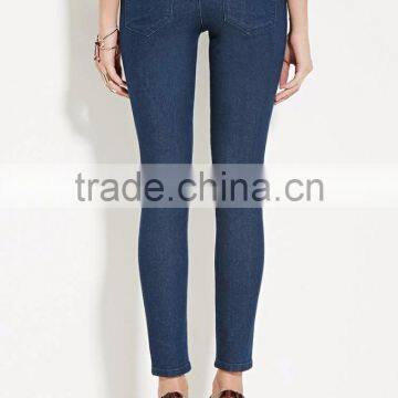 2017 Guangzhou Shandao New Arrival Latest Design Wholesale Manufacture 95% Cotton 5% Spandex Tight Jean Pocket Design Trousers photo-4
