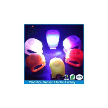 Hot!! Waterproof Custom Wheel Decorative Silicone Mini Led Bike Light photo-3