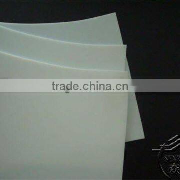 white 100% virgin PTFE moulded sheet