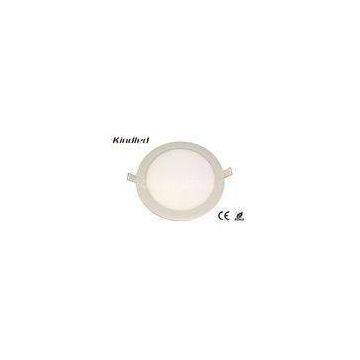 3000k 1000lm Energy Saving Round LED Slim Panel Light 15 W For Factory , Workshop