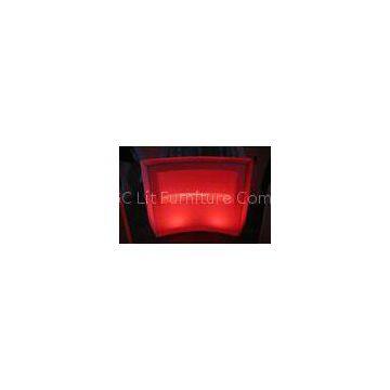 PE plastic LED bar counter / Outdoor Furniture ,  LED wine display table