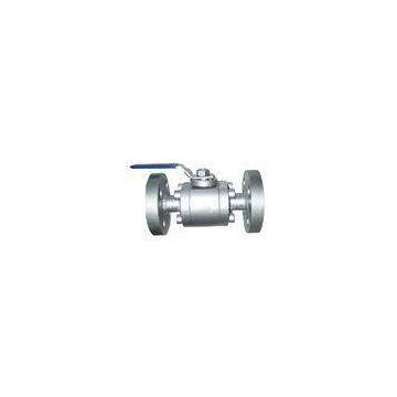 API 6D Three Piece Handle Cast Floating Ball Valve For Water Conservancy CRN , CE