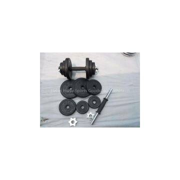 black baking home gym fitness dummbell weight plate sets