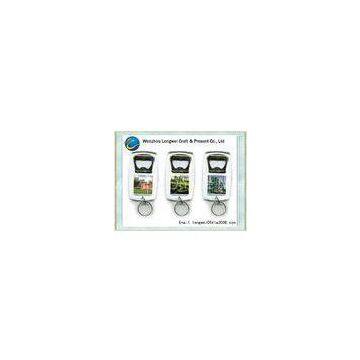 Bottle opener acrylic keychain customized , advertising acrylic key ring