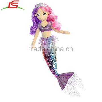 Aurora World Sea Sparkles Rainbow Mermaid Sea Iris Plush