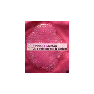 311 spangle sequin iron on heat transfer hot-fix design 1
