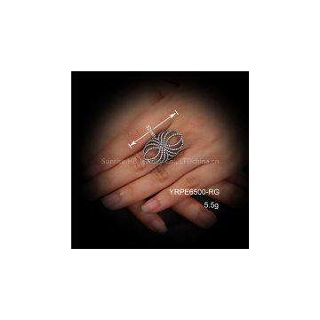 High End Clear Zirconia Micro Pave Black Plating 925 Sterling Silver Pendants photo-3