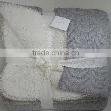 blanket &sherpa throw