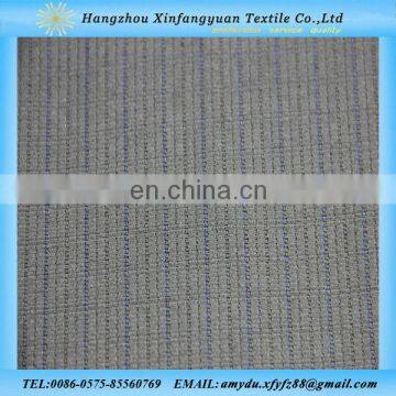 polyester cotton woven fabric stripe jacquard fabric