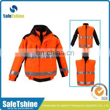 High quality reflective fluorescent safety jacket