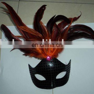 party carnival masquerade feather dance mask MPM-063