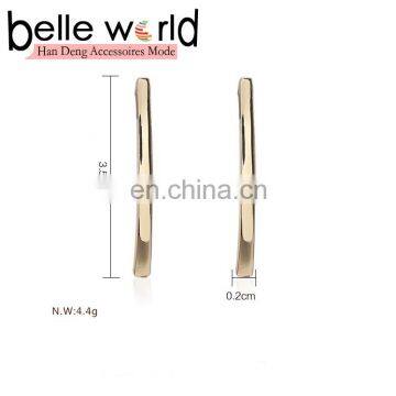 Wholesale Fashion Metal Women's Straight Wire Shape Earrings photo-6