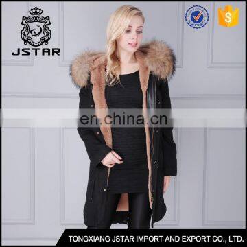 2017 wholesale european style winter long fake fur coat