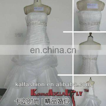 EB1205 Noble taffeta ruffle wedding dress royal dress