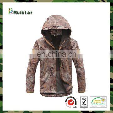 wholesale cheap camo safety waterproof softshell jacket