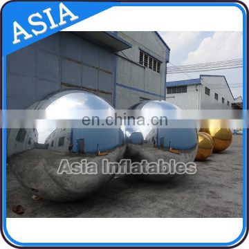 Silver Glowing Ball Cheap Mirror Ball Inflatable Disco Ball