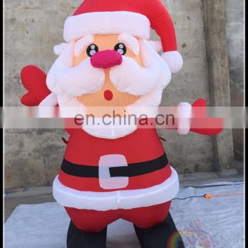 Best Christmas Products Inflatable Christmas Santa Claus Decoration Light Christmas On Sale