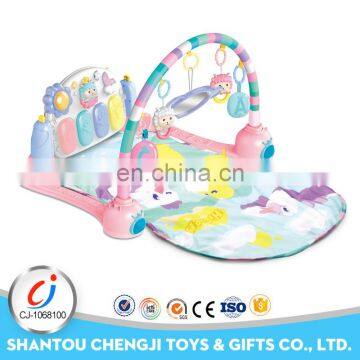 Eco-friendly safe baby toys funny light music kick and play piano gym
